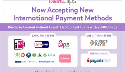 iWantClips New Alternative Payment Methods