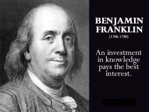 Ben Franklin quote