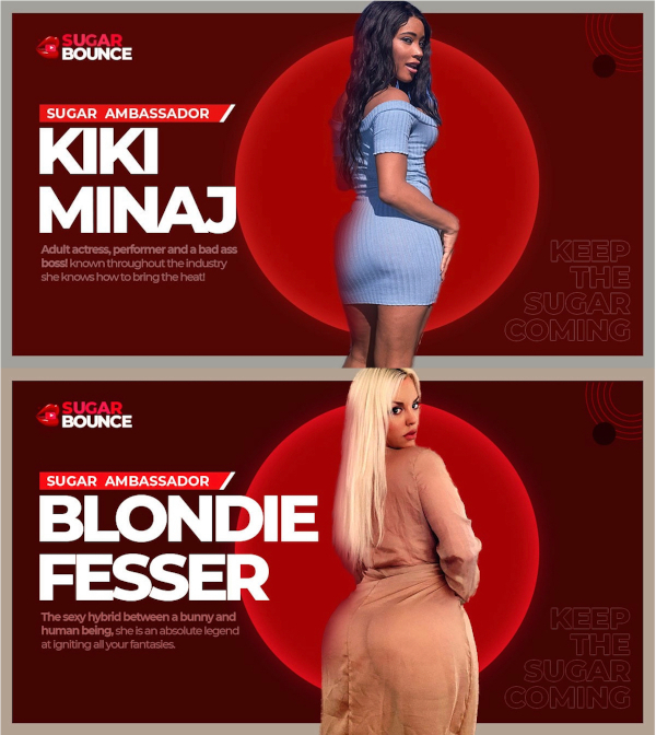 New SugarBounce Brand Ambassadors Kiki Minaj and Blondie Fesser