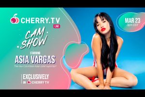 Asia Vargas performing live on Cherry.tv March 23