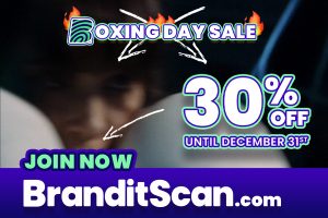 BranditScan Boxing Day sale, 30% off premium brand protection