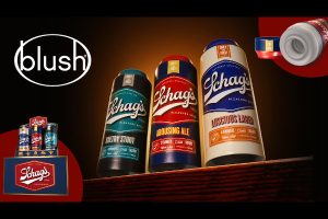 Schag's Self-Lubricating beer can strokers from Blush