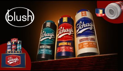 Schag's Self-Lubricating beer can strokers from Blush