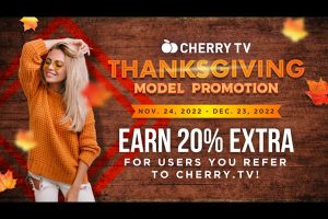 Cherry.tv Holiday Model Revshare Program
