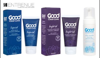 Entrenue distributing Good Clean Love products