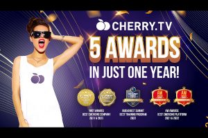 Cherry.tv - 5 Awards in Just One Year