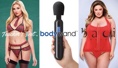 Xgen December new releases from Baci Lingerie, Bodywand and Teacher's Pet