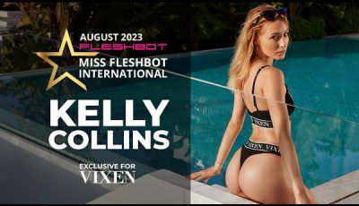 Kelly Collins named Miss Fleshbot International for August