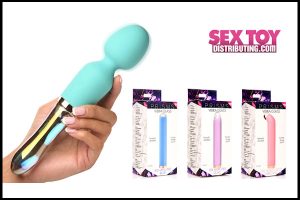 SexToyDistributing.com Shipping Prisms Vibra-Glass Dual-Ended Massage Wand & Bullets