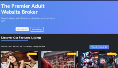 Adult Site Broker Launches Revamped Website