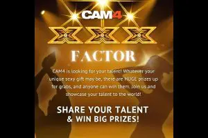 CAM4’s ‘XXX FACTOR’ Talent Show Returns for a Second Edition