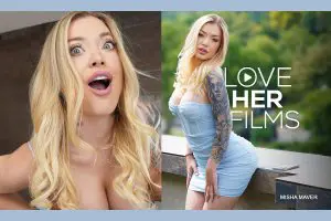 Misha Maver Busts Out on LoveHerBoobs.com