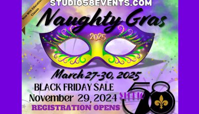 Early Registration for Naughty Gras 2025 Opens Nov. 29