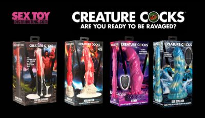SexToyDistributing.com Now Shipping Squirting & Vibrating “Creature Cocks”