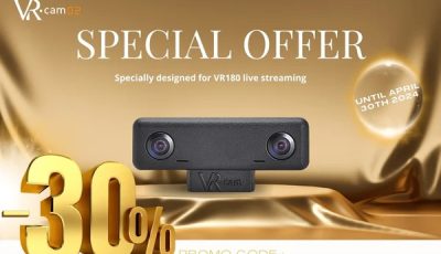 XloveCam Announces VR 180 USB-C Webcam Now Available