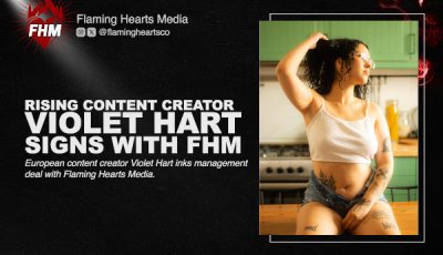 Rising Content Creator Violet Hart Signs with FHM