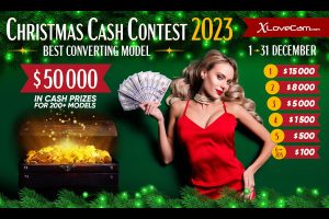 XloveCam Christmas Cash Contest 2023